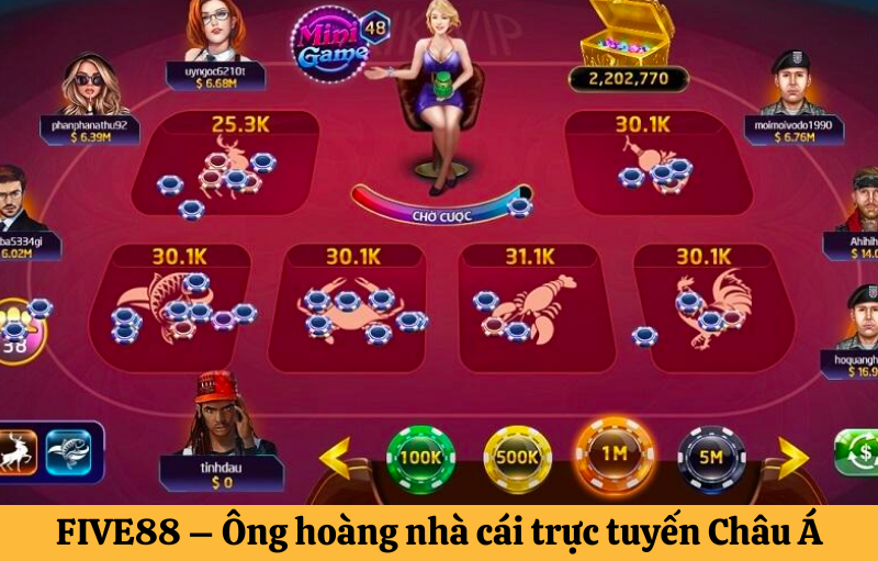 Cách chơi bầu cua Five88